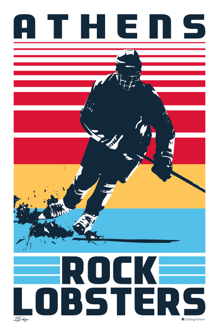 Pucks and Paws Poster - Set of 4