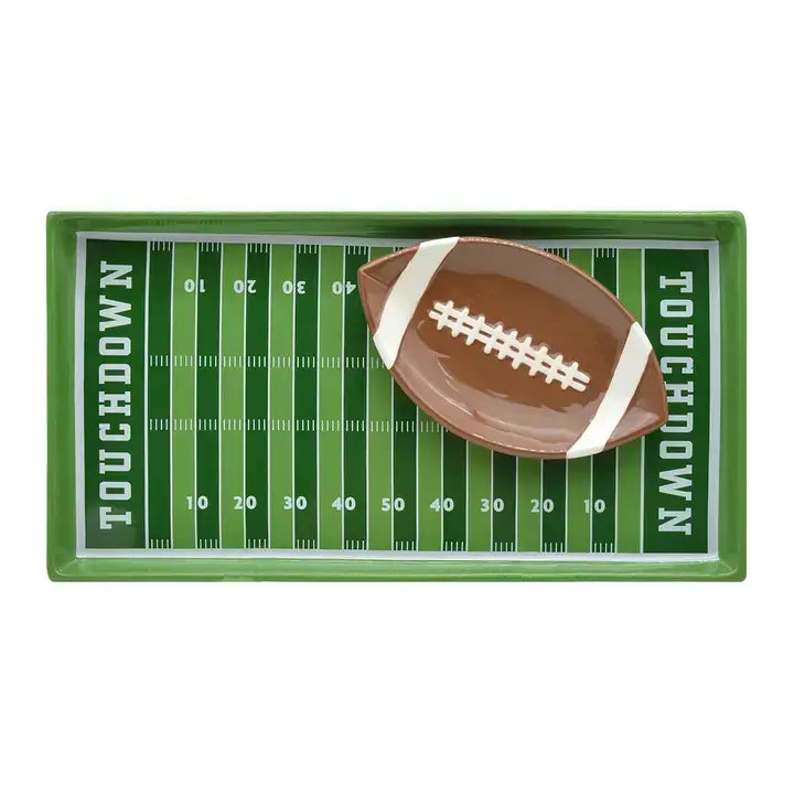Football Field Chips and Dip Platter