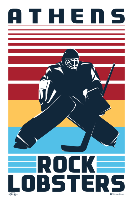 Pucks and Paws Poster - Tendy