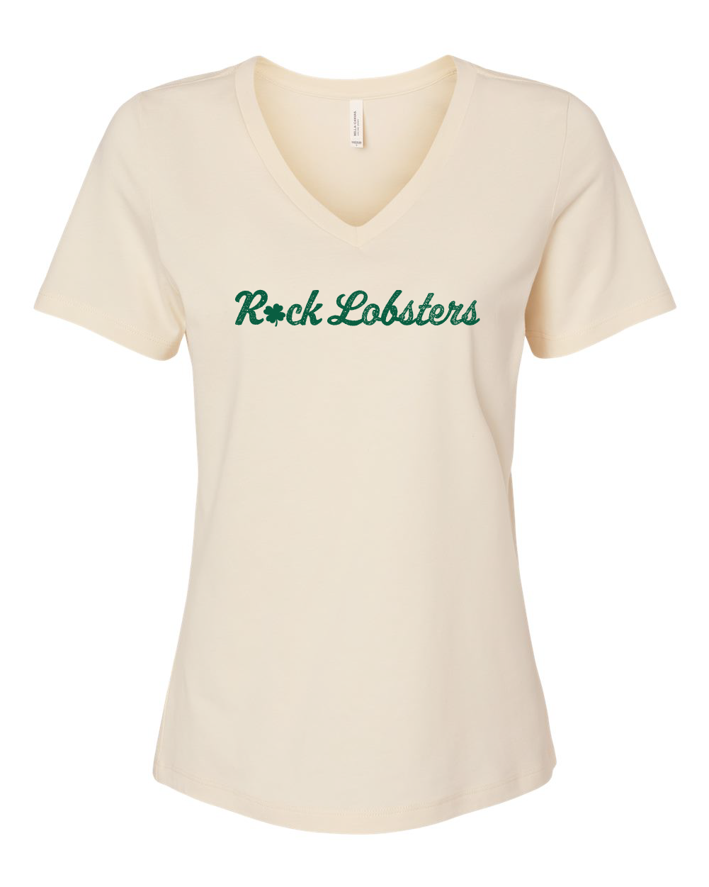 St Patty's Day Rock Lobster Ladies V neck